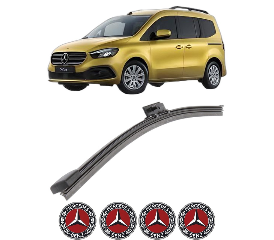 Stergator lamela spate MERCEDES-BENZ T-CLASS MPV (W420) din 2022, pentru luneta auto, Bosch Aerotwin, din cauciuc siliconat rezistent, 4 Stickere Auto MERCEDES-BENZ