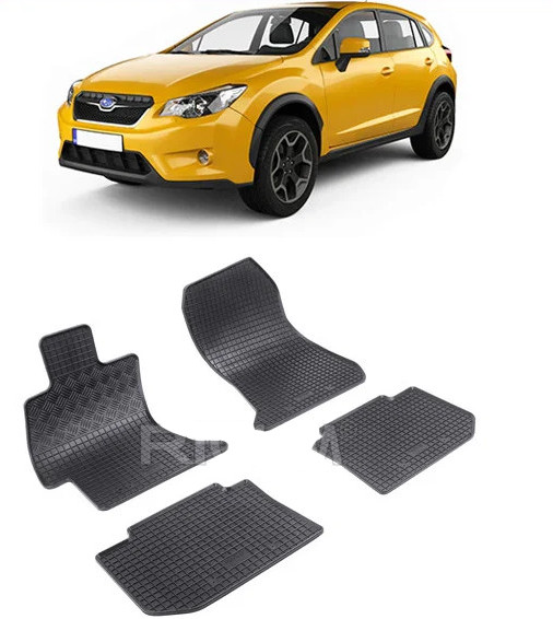 Set 4 covorase Subaru Xv 2012-2017, din cauciuc 100%, compatibile cu autoturismul SUBARU XV