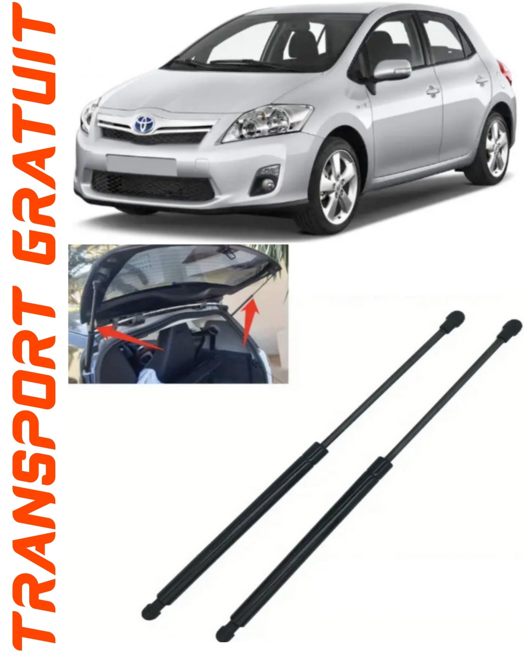 Set 2 amortizoare Haion portbagaj pentru masina Toyota Auris