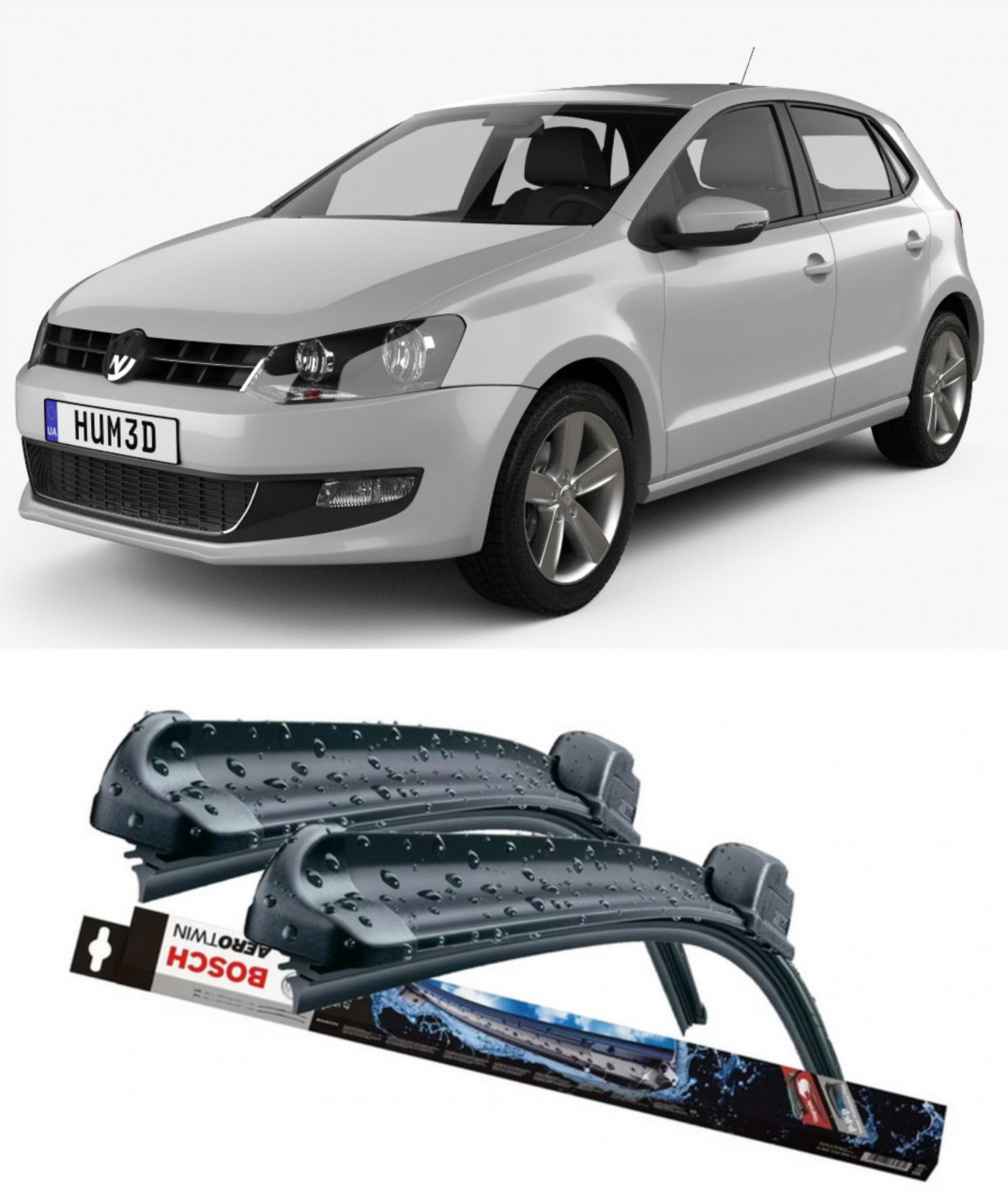 Stergatoare auto dedicat cu masina VOLKSWAGEN 