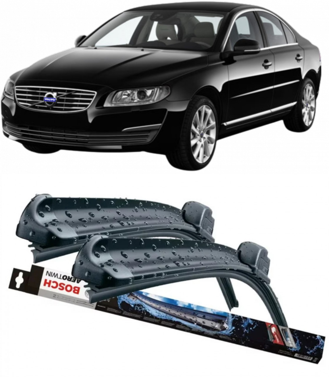 Stergatoare auto dedicat cu masina Volvo S80