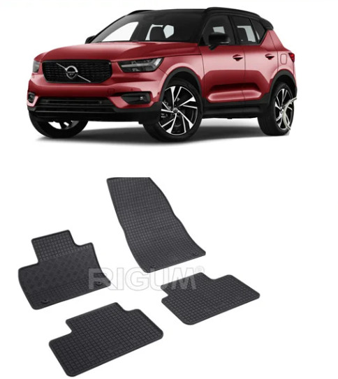 Set 4 covorase Volvo Xc40 2018-prezent, din cauciuc 100%, compatibile cu autoturismul VOLVO XC40