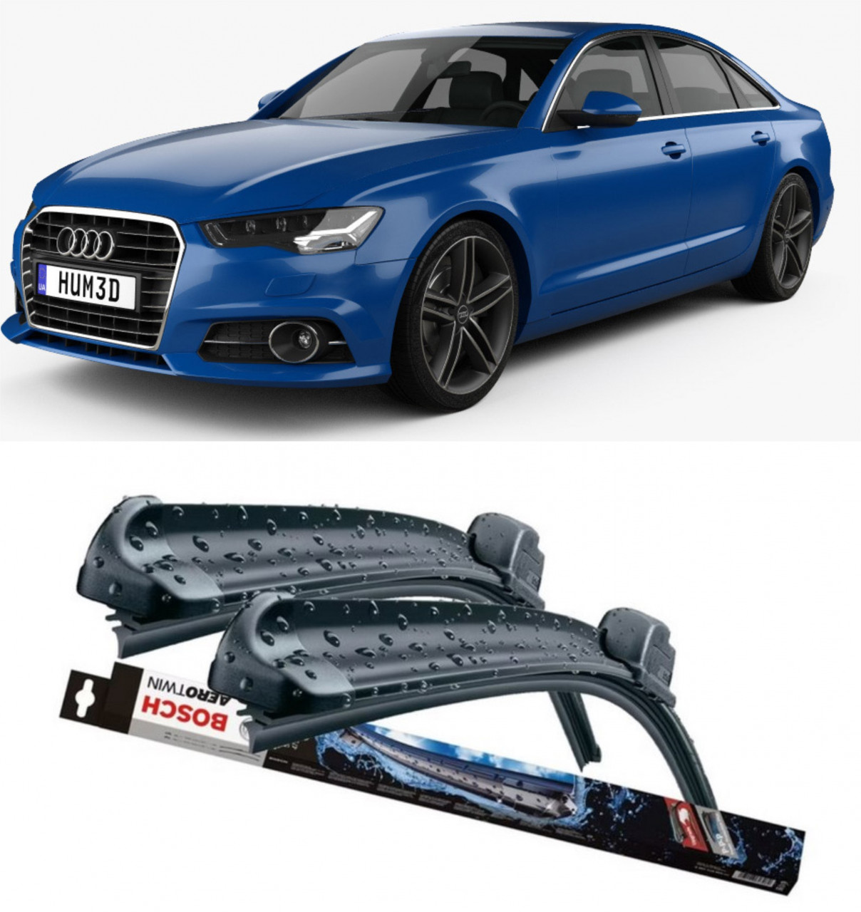 Stergatoare auto dedicat cu masina AUDI