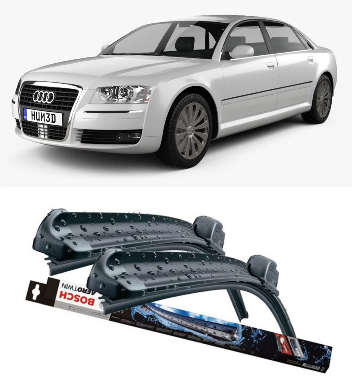 Stergatoare auto dedicat cu masina AUDI