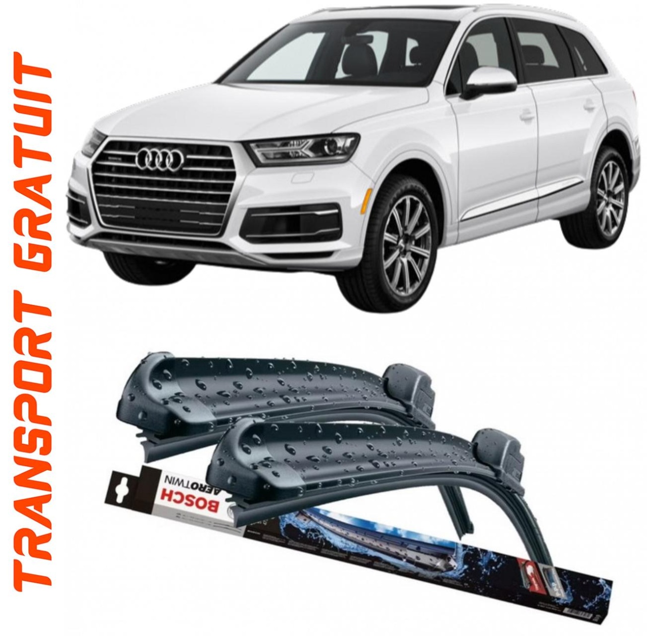 Stergatoare auto dedicat cu masina AUDI Q7