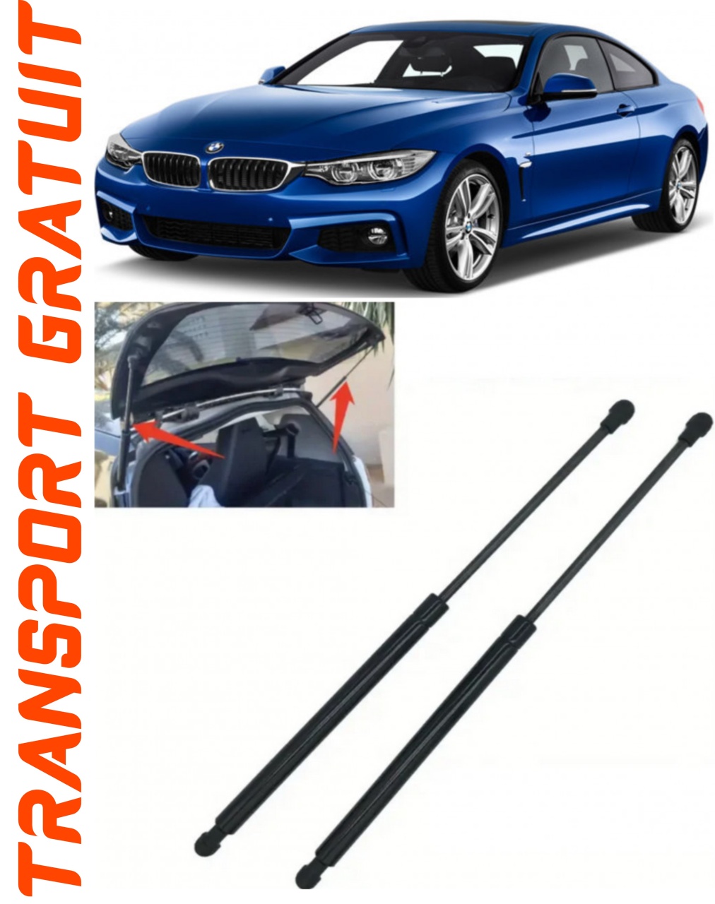 Set 2 amortizoare Haion portbagaj pentru masina BMW 4 Gran Coupe