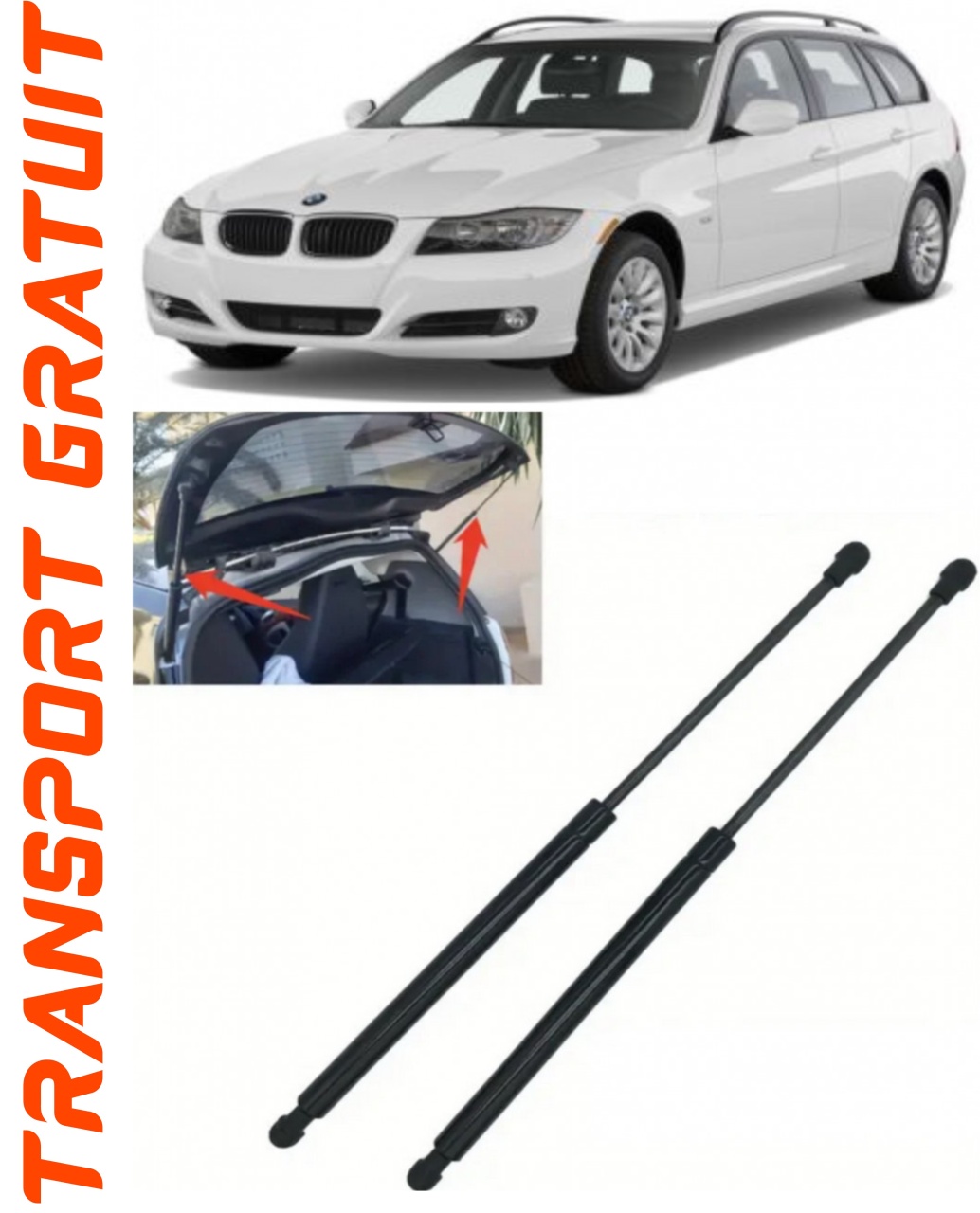 Set 2 amortizoare Haion portbagaj pentru masina BMW Seria 3