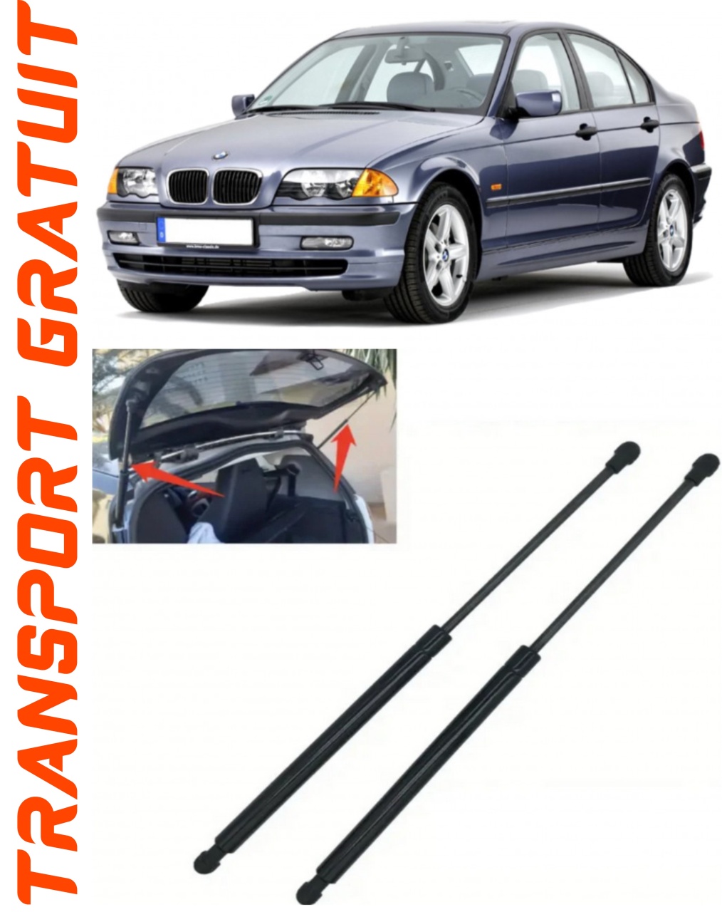 Set 2 amortizoare Haion portbagaj pentru masina BMW Seria 3