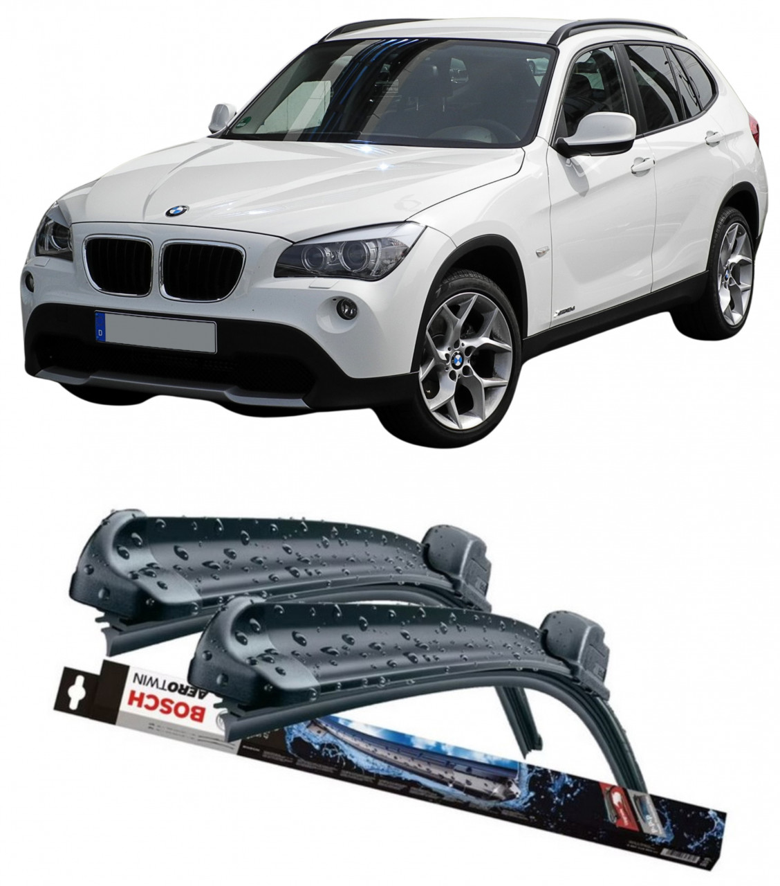 Stergatoare auto dedicat cu masina BMW X1