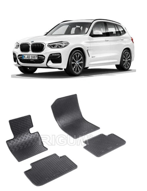 Set 4 covorase Bmw Seria X3 2004-2010, din cauciuc 100%, compatibile cu autoturismul BMW Seria X3