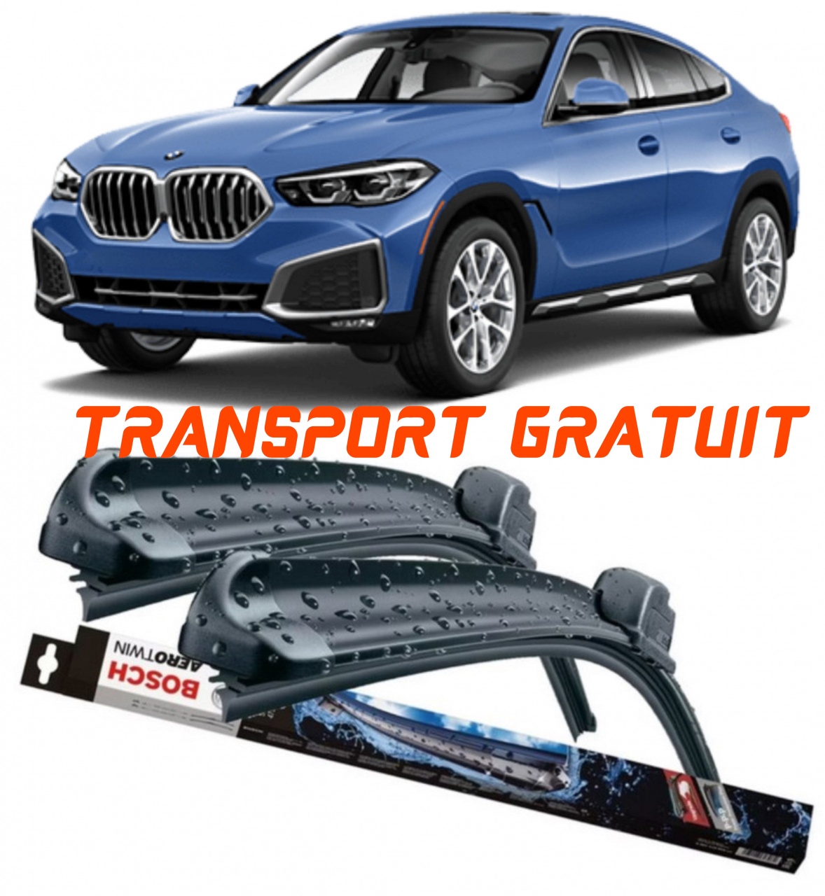 Stergatoare auto dedicat cu masina BMW X6