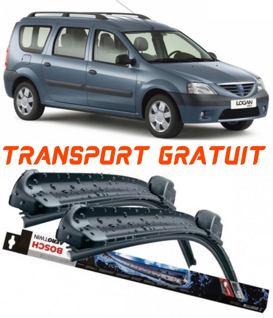 Stergatoare auto dedicat cu masina Dacia 