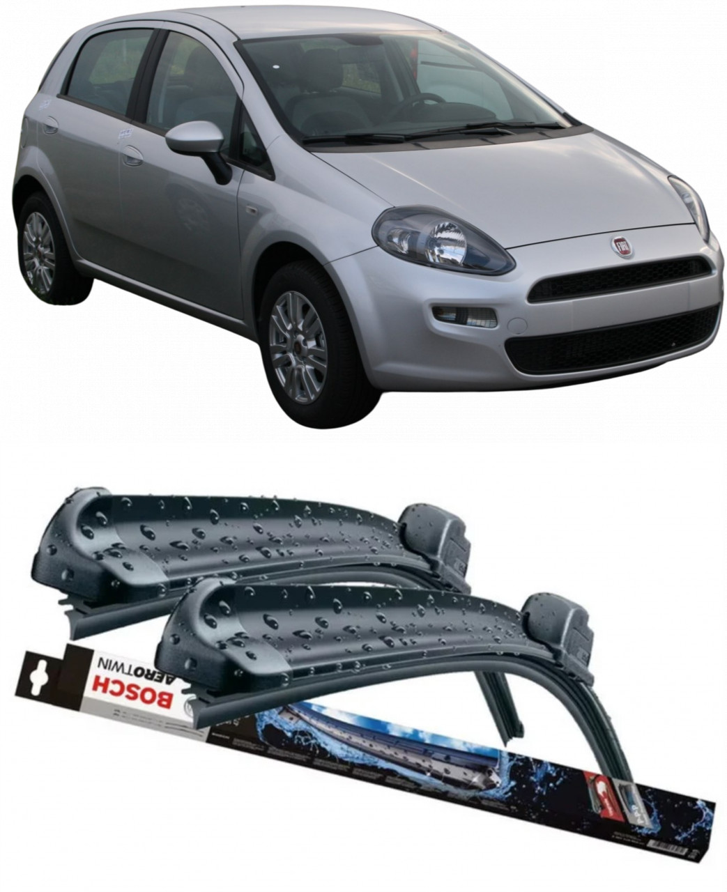 Stergatoare auto dedicat cu masina Fiat Punto