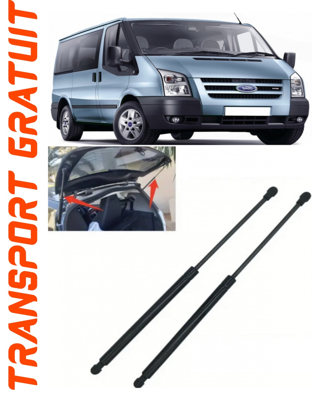 Set 2 amortizoare Haion portbagaj pentru masina Ford Transit