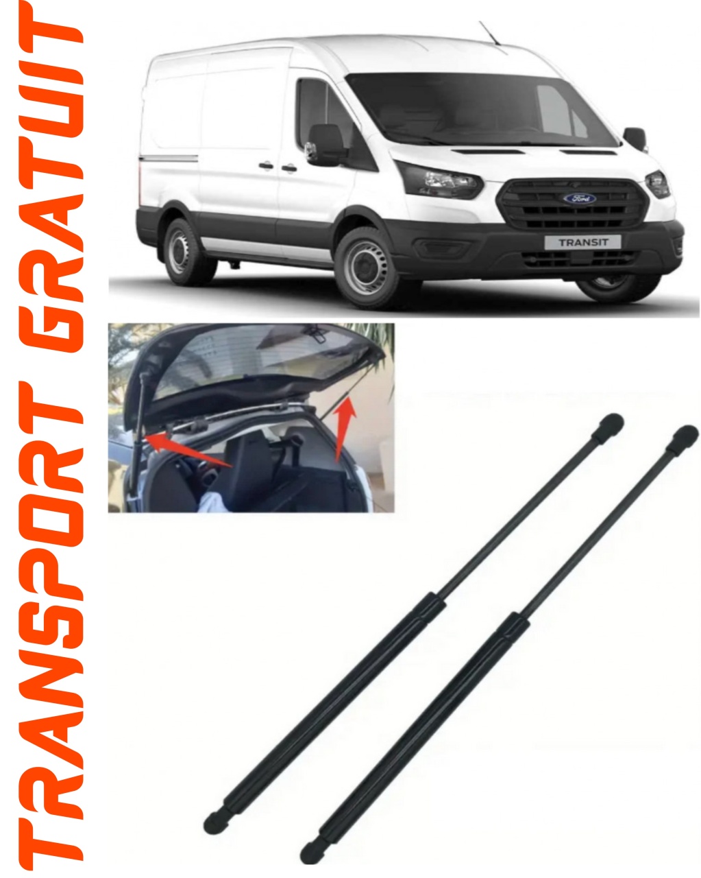 Set 2 amortizoare Haion portbagaj pentru masina Ford Transit