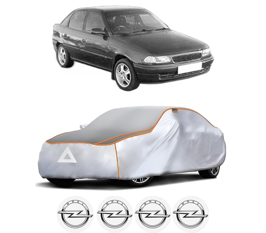 Husa Prelata Antigrindina Auto OPEL ASTRA F CLASSIC Saloon (T92) din 1998-2002, Protectie auto contra intemperiilor la grindina, Waterproof, 4x Stickere auto OPEL