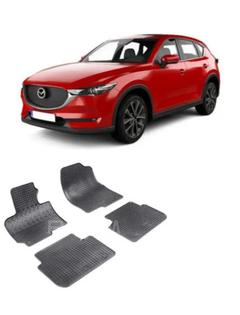 Set 4 covorase Mazda Cx-5 2012-2017, din cauciuc 100%, compatibile cu autoturismul MAZDA CX-5