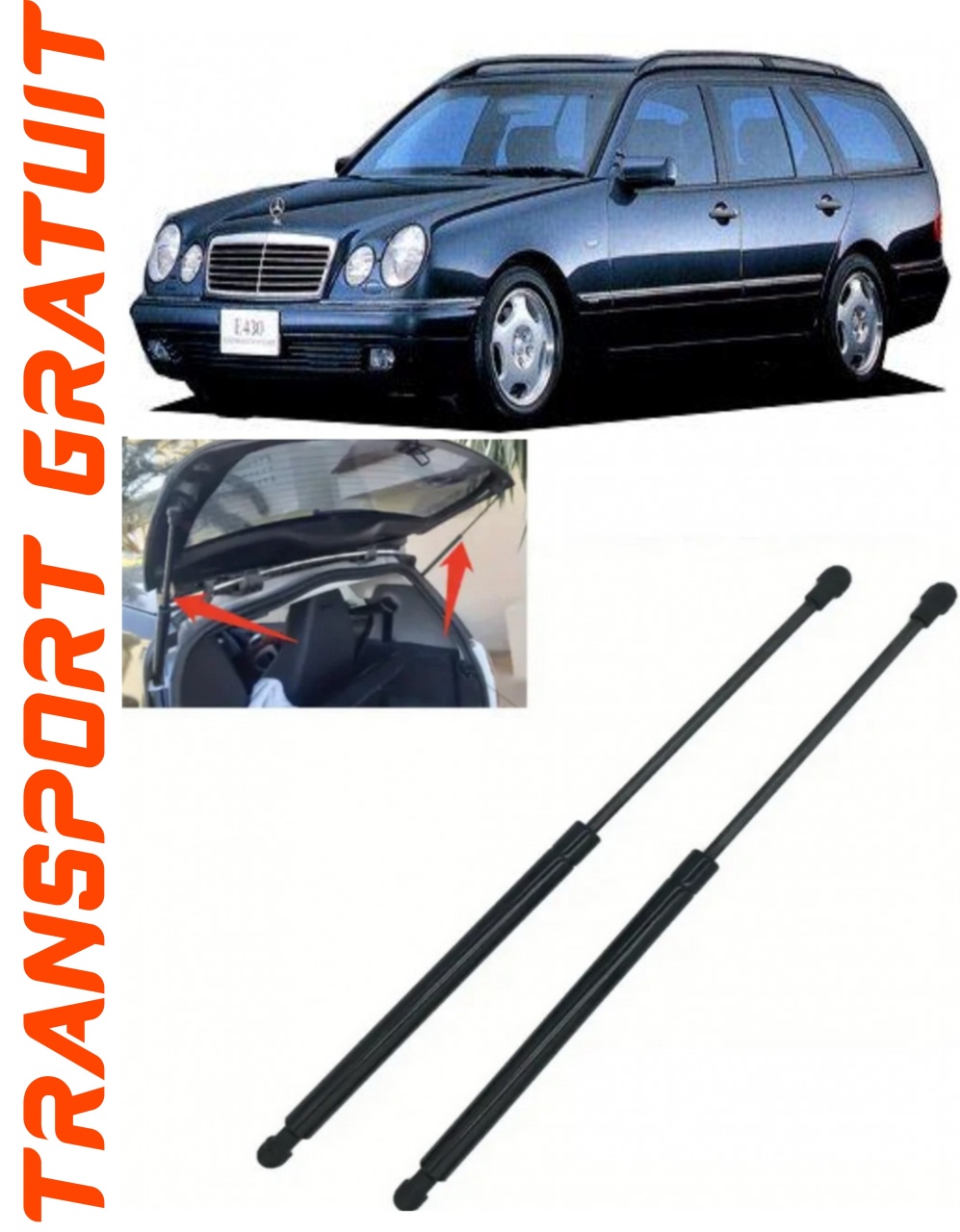 Set 2 amortizoare Haion portbagaj pentru masina Mercedes-benz A-Class
