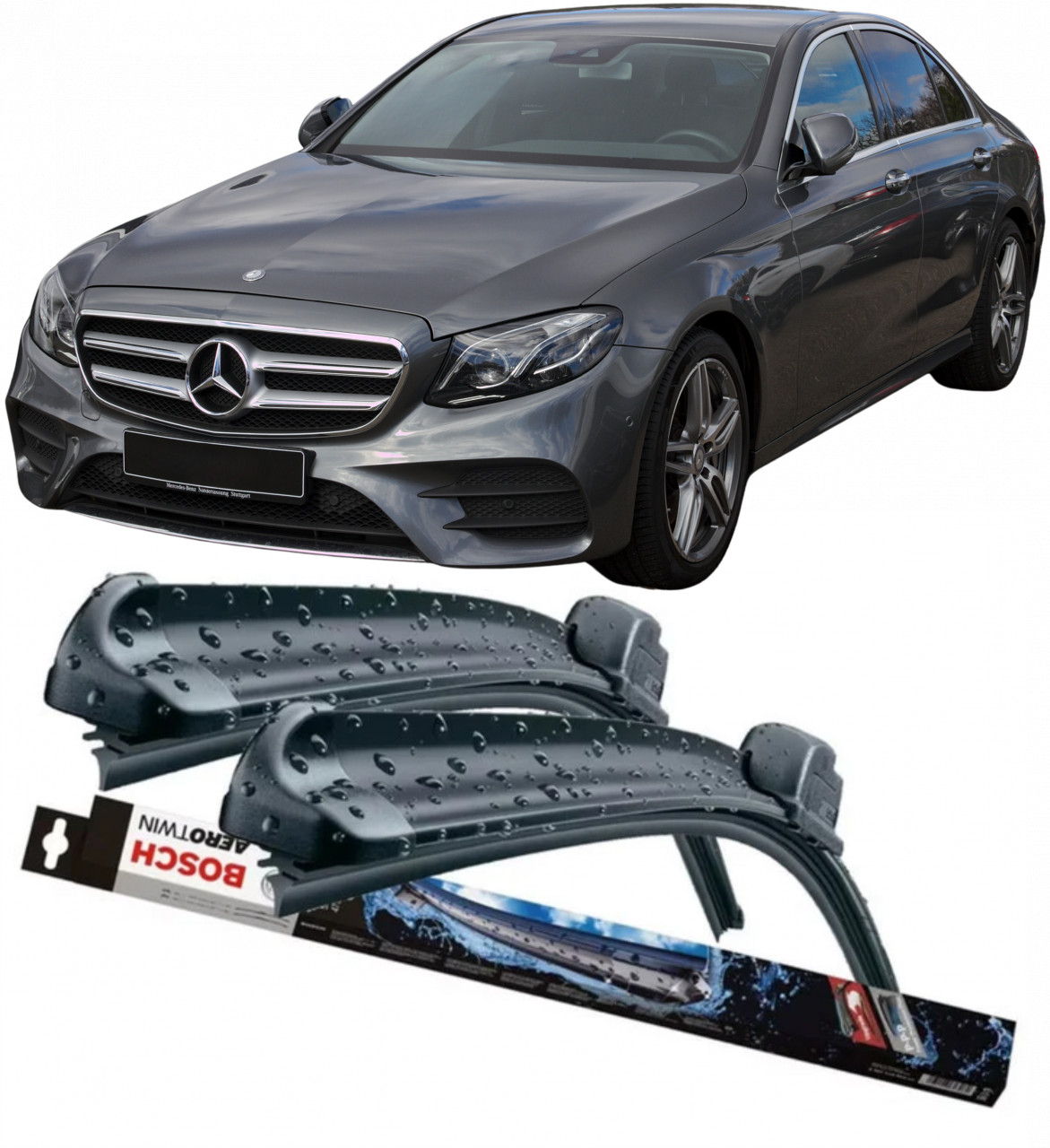 Stergatoare auto dedicat cu masina Mercedes E-Class