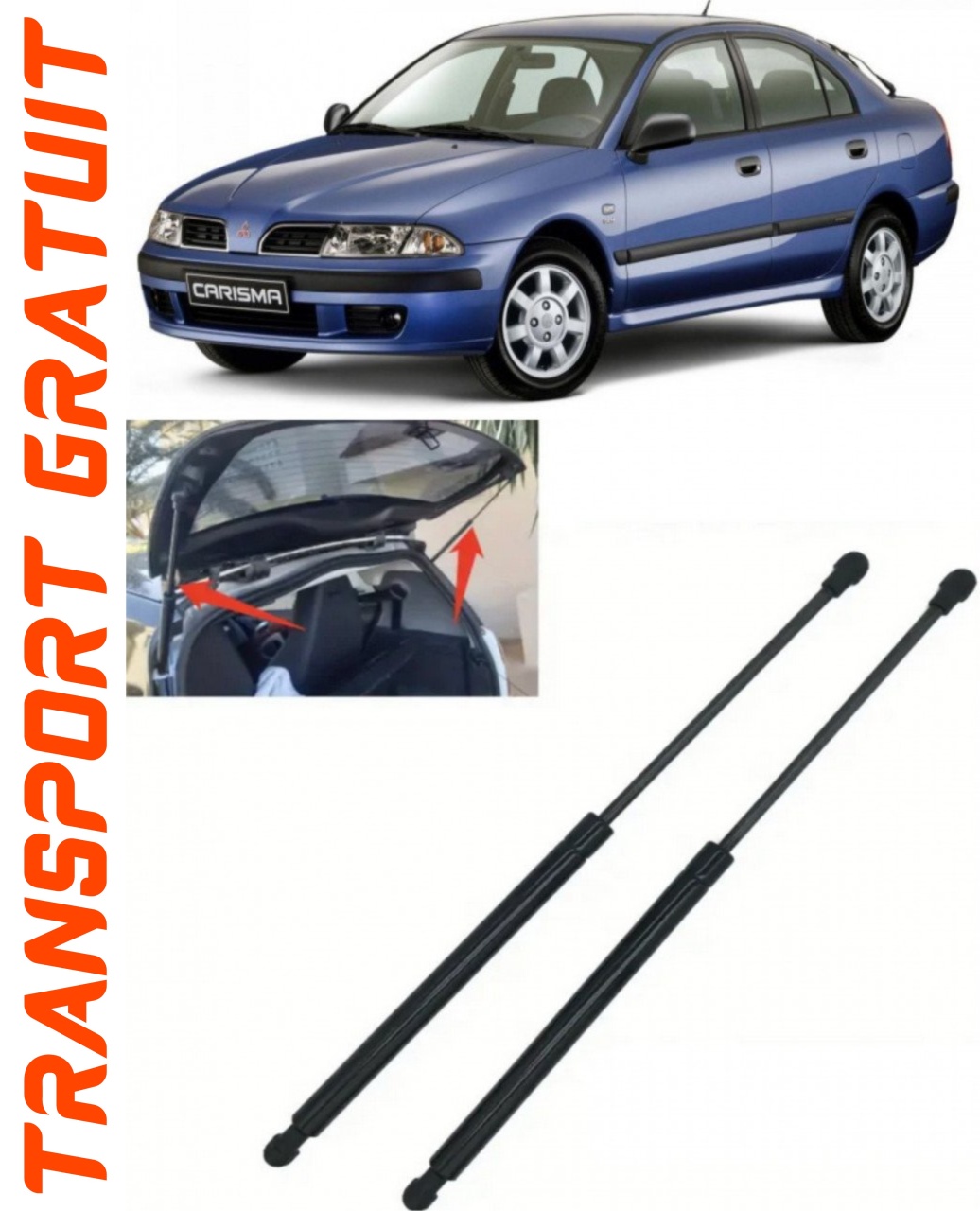 Set 2 amortizoare Haion portbagaj pentru masina Mitsubishi Carisma