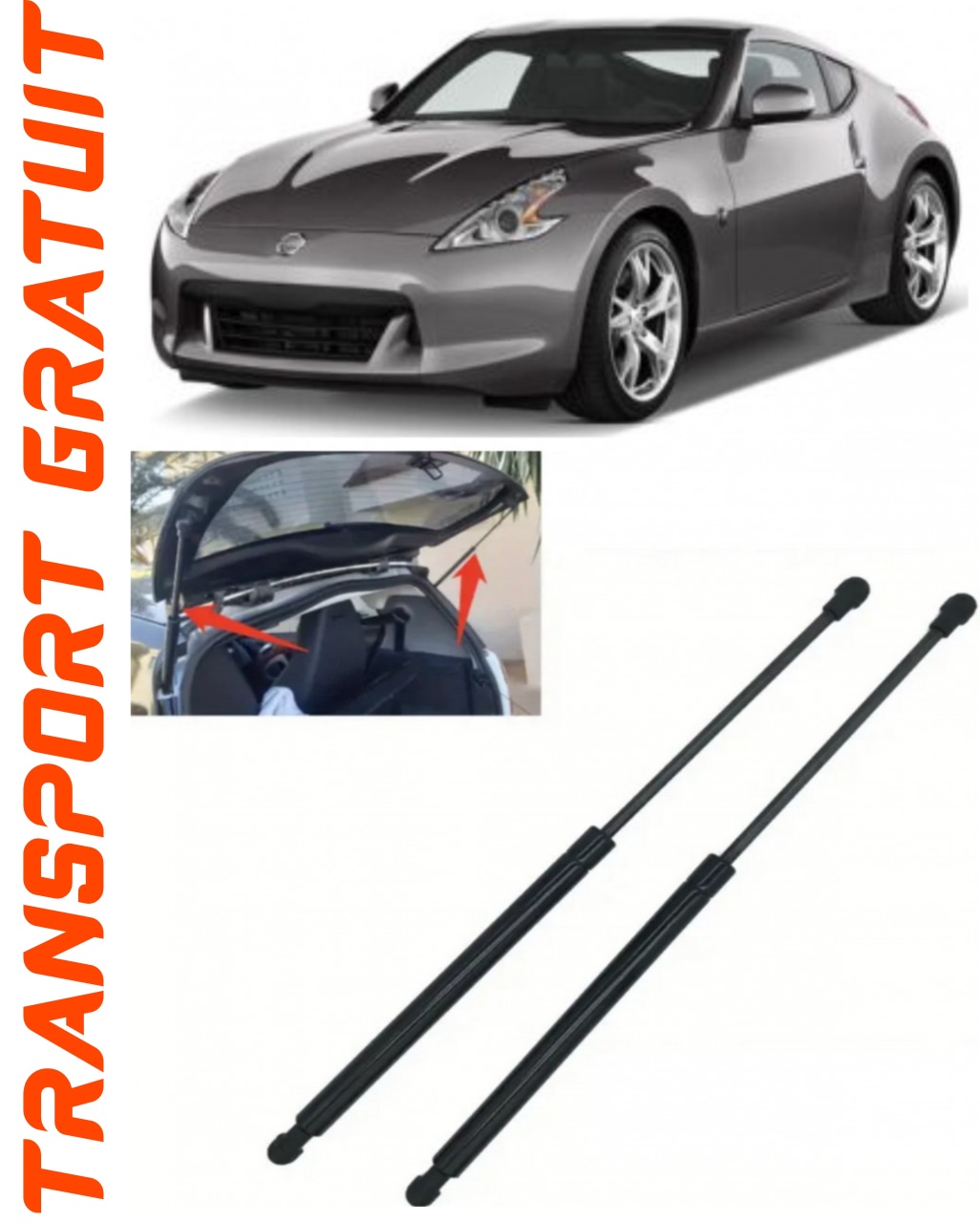 Set 2 amortizoare Haion portbagaj pentru masina Nissan 370Z