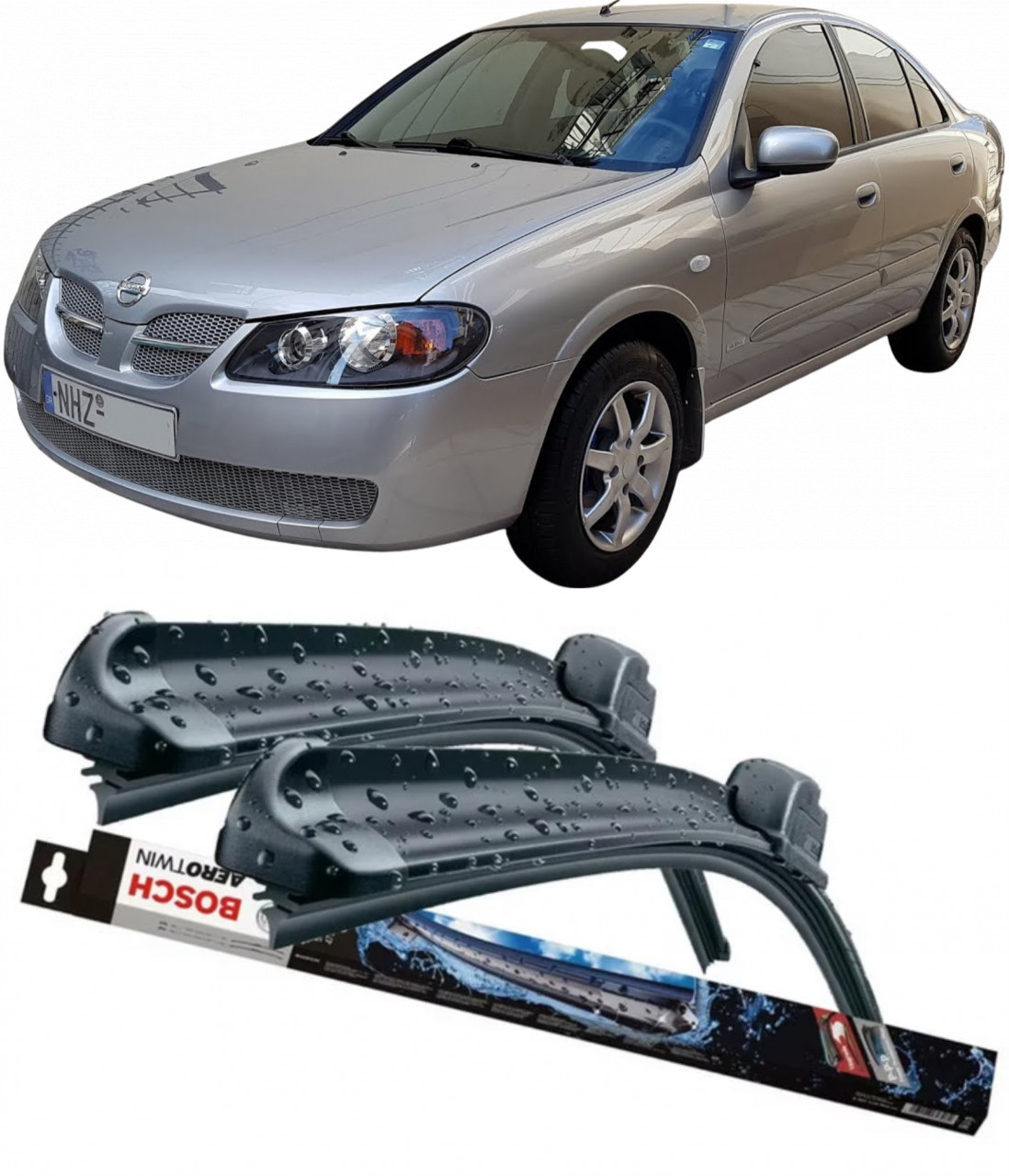 Stergatoare auto dedicat cu masina Nissan Almera