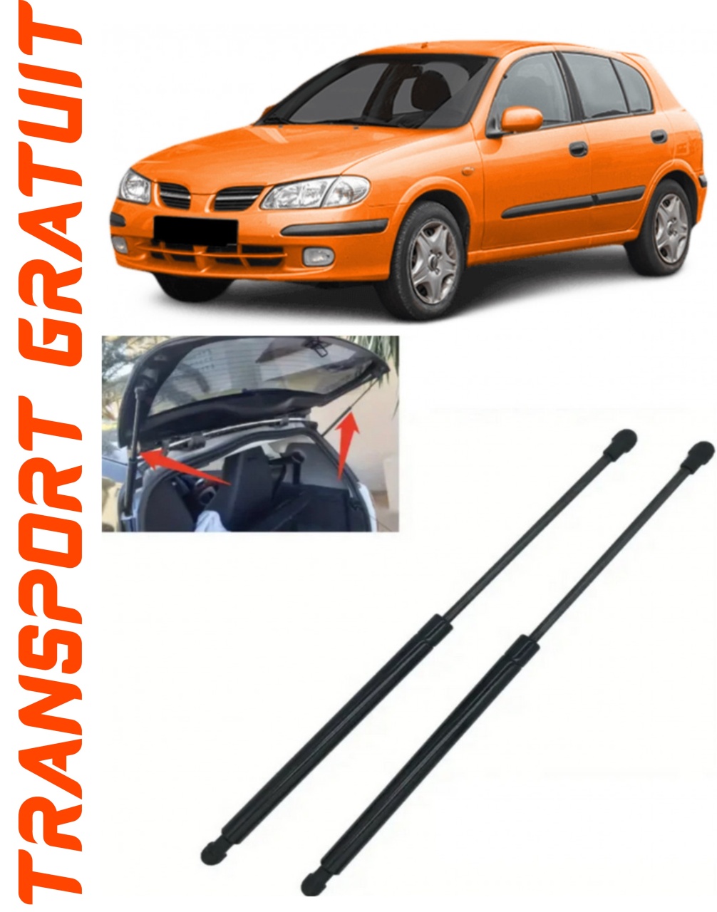 Set 2 amortizoare Haion portbagaj pentru masina Nissan Almera II