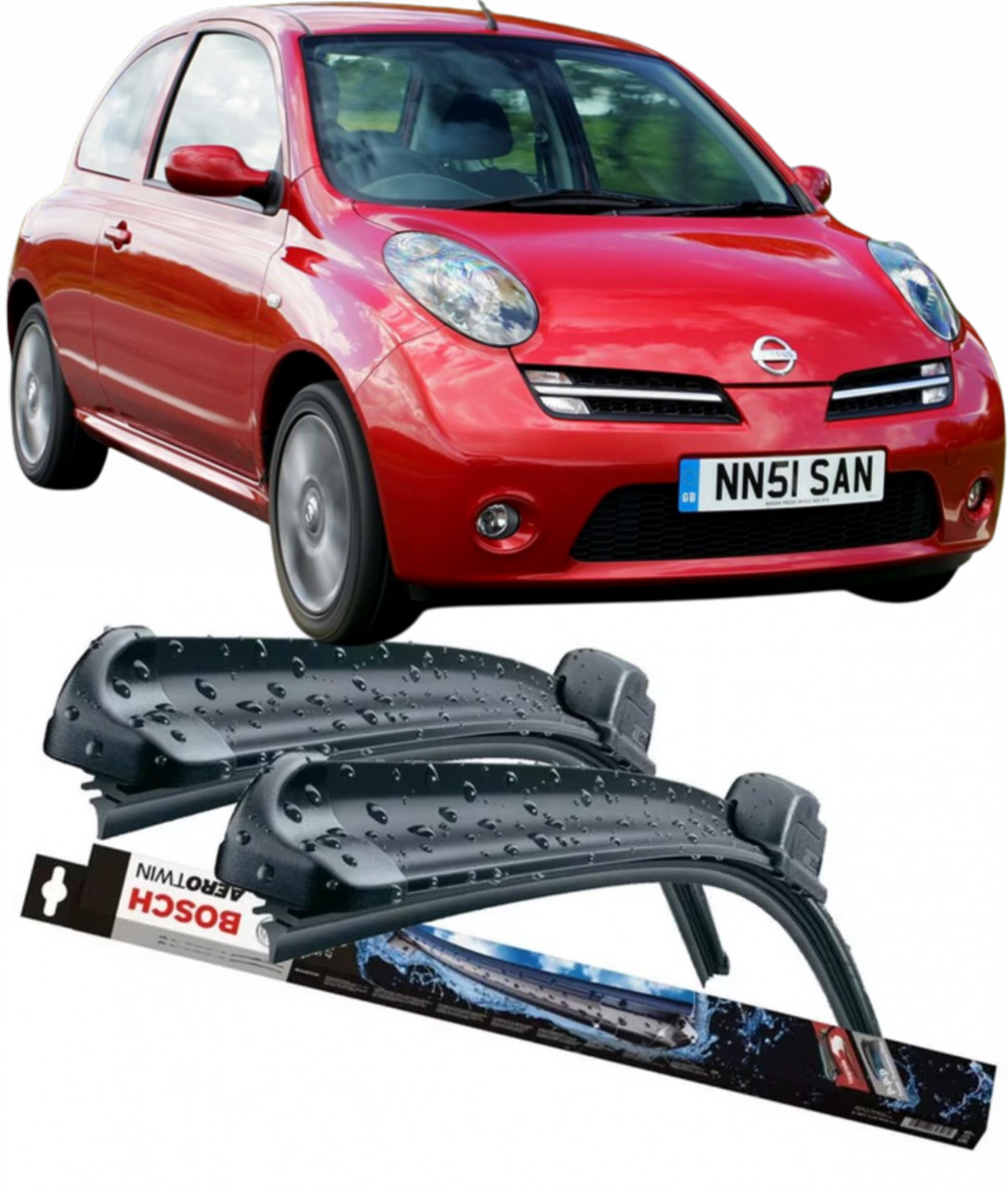Stergatoare auto dedicat cu masina Nissan Micra