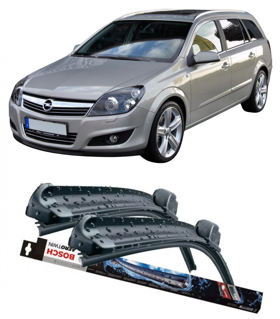 Stergatoare auto dedicat cu masina Opel 
