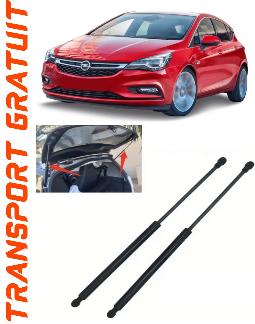 Set 2 amortizoare Haion portbagaj pentru masina Opel Astra K Sports