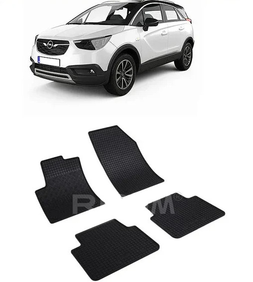 Set 4 covorase Citroen C3 Aircross 2017-prezent, din cauciuc 100%, compatibile cu autoturismul CITROEN C3