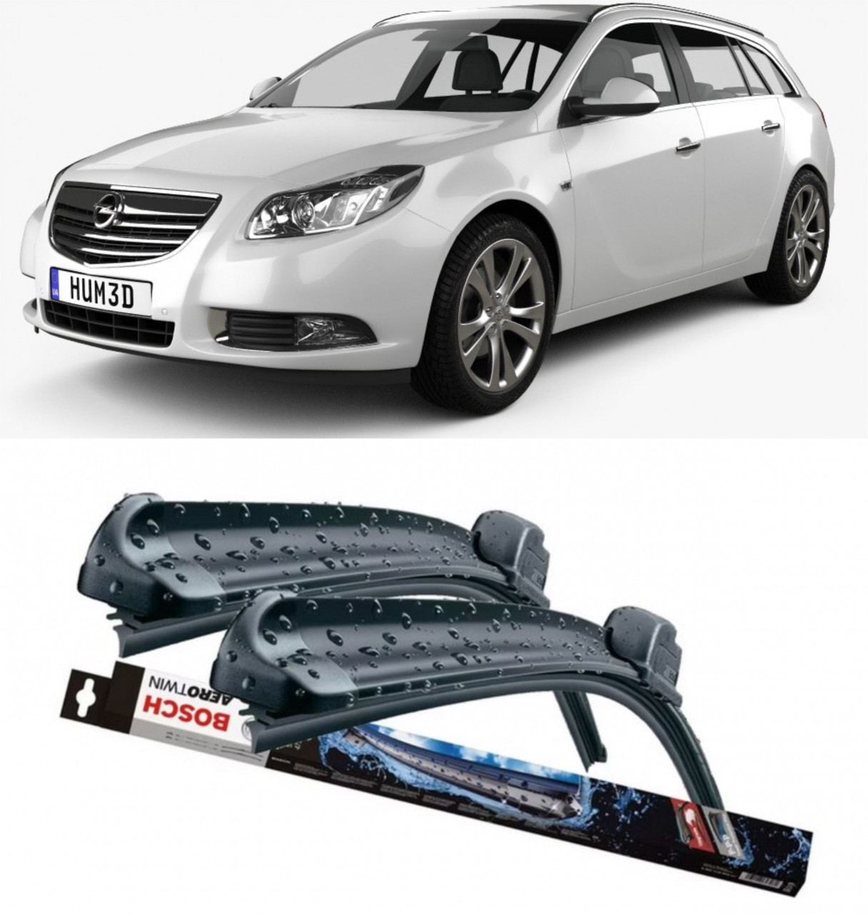Stergatoare auto dedicat cu masina Opel Insignia