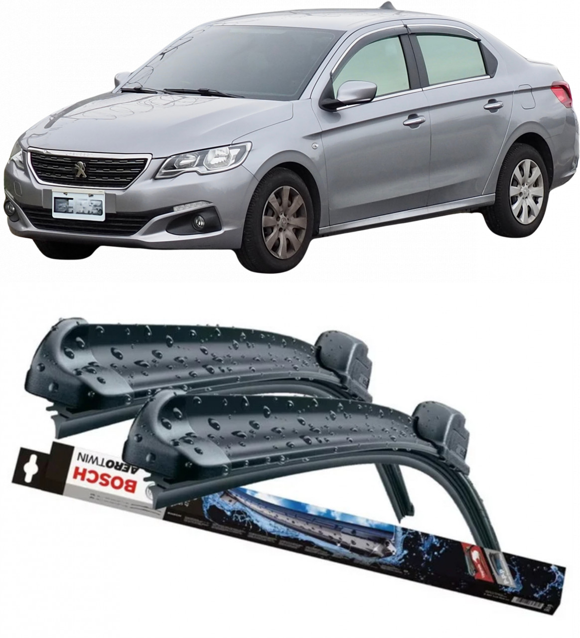 Stergatoare auto dedicat cu masina Peugeot