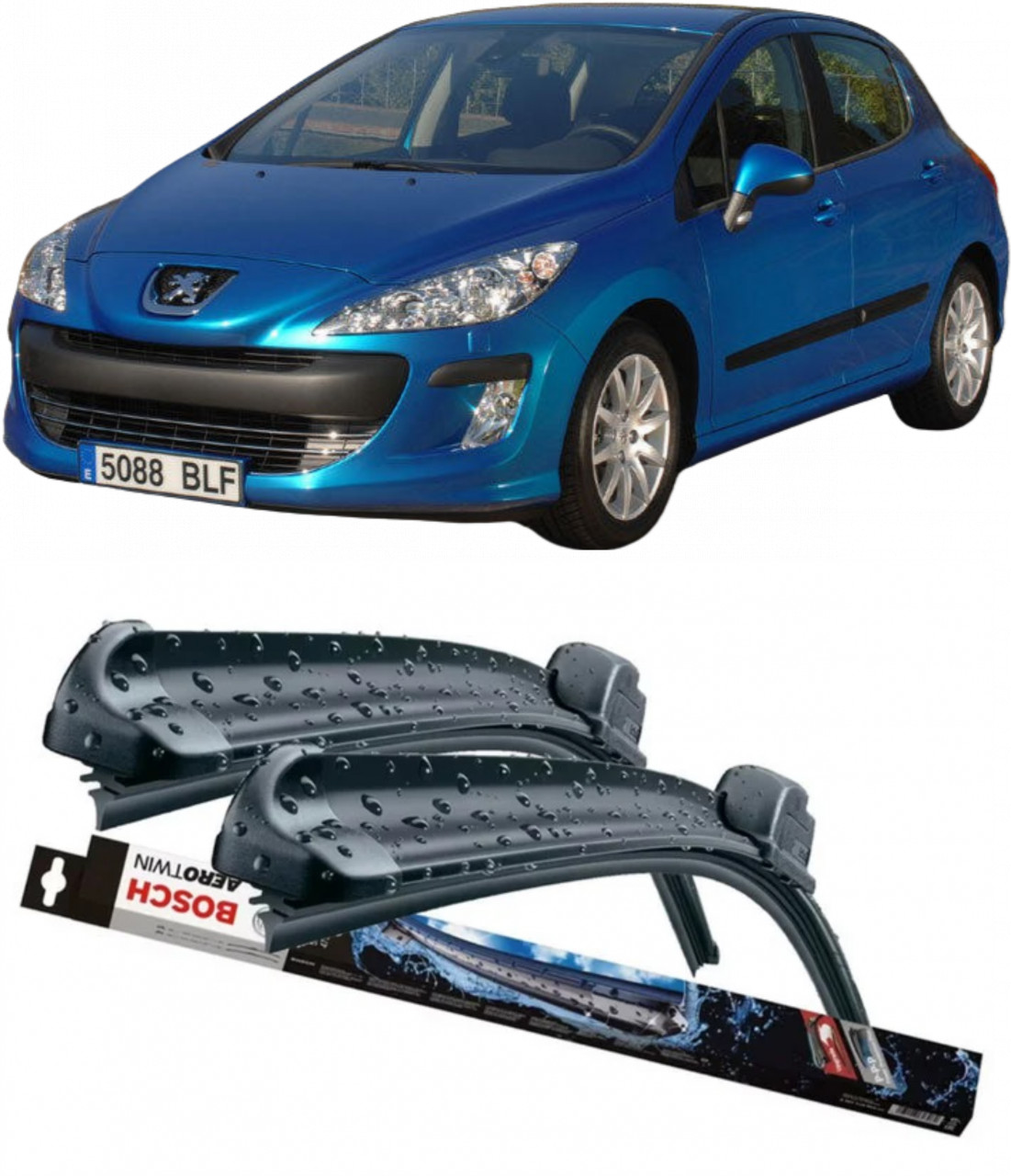 Stergatoare auto dedicat cu masina Peugeot 807