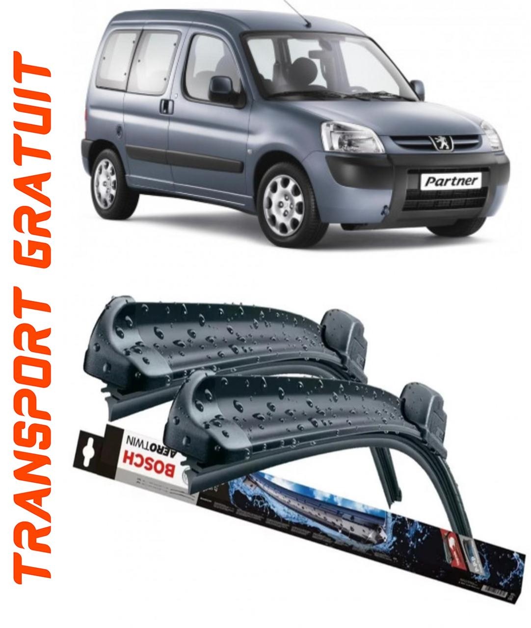 Stergatoare auto dedicat cu masina Peugeot Partner