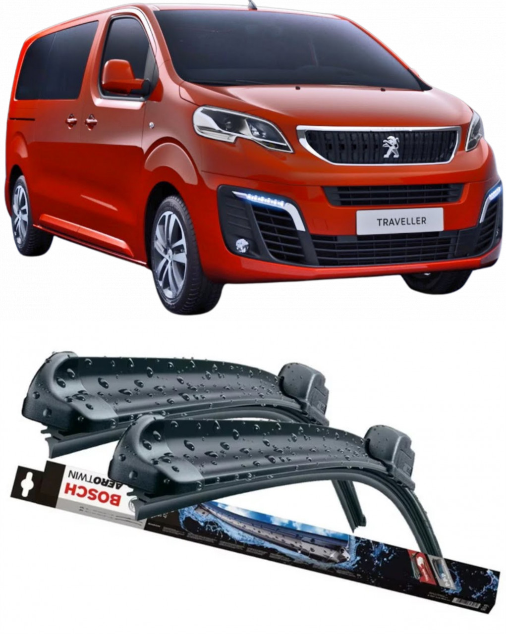 Stergatoare auto dedicat cu masina Peugeot