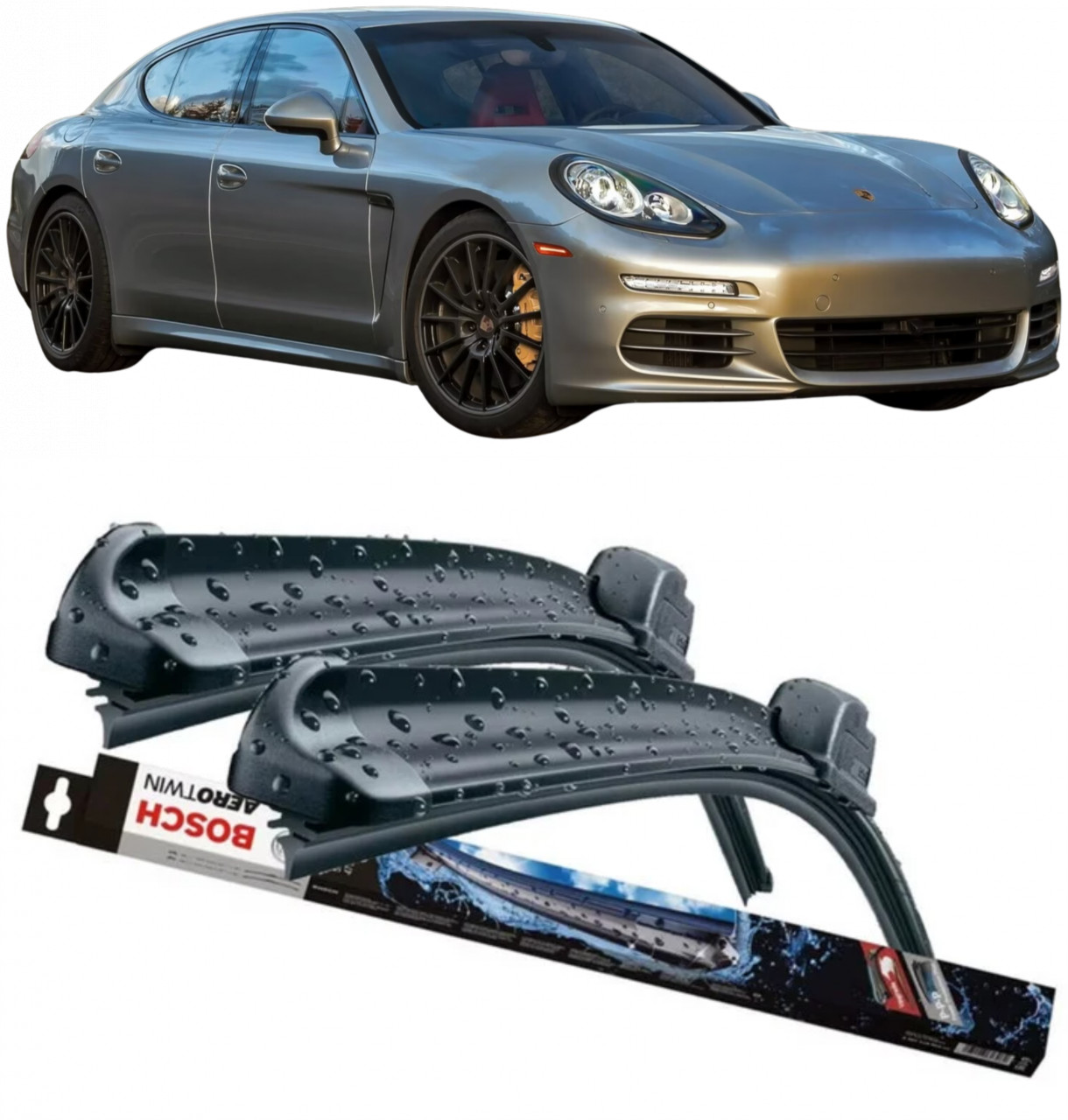 Stergatoare auto dedicat cu masina Porsche Panamera