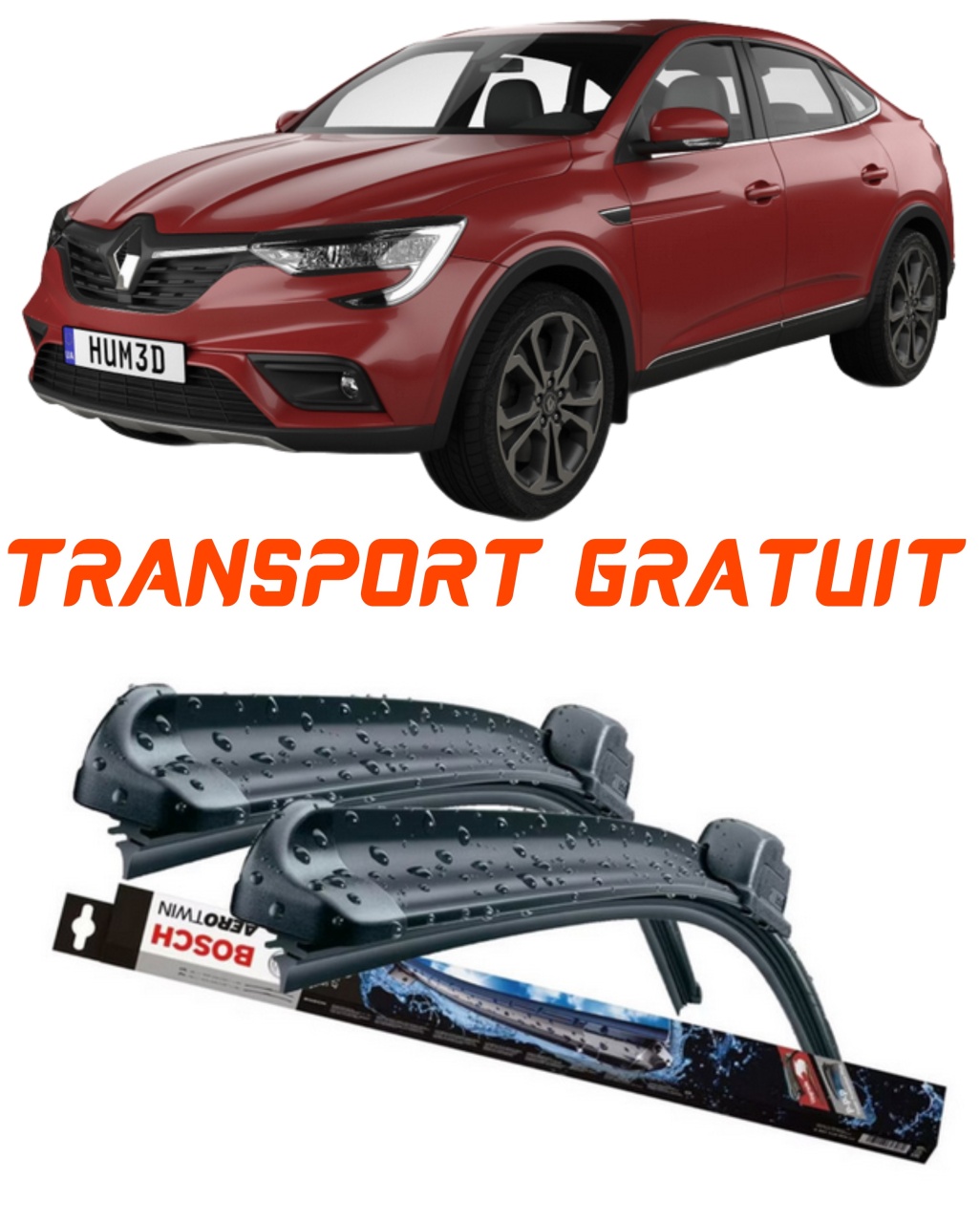 Stergatoare auto dedicat cu masina Renault 