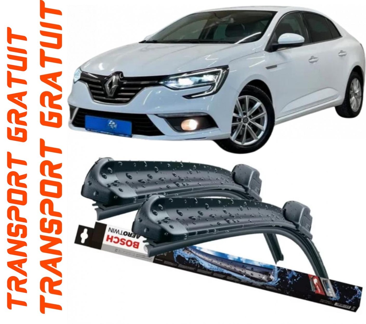 Stergatoare auto dedicat cu masina Renault Megane
