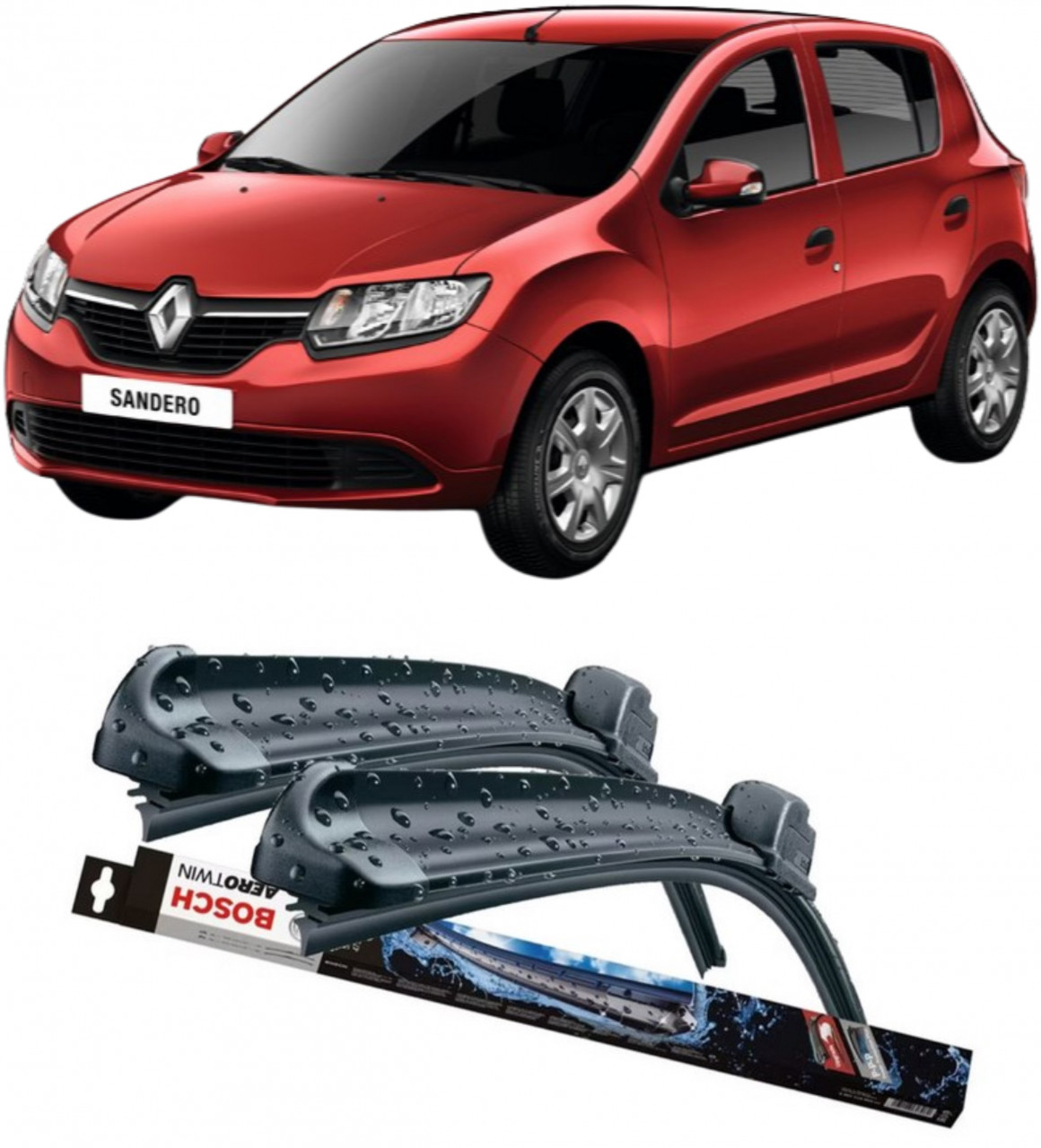 Stergatoare auto dedicat cu masina Renault Sandero