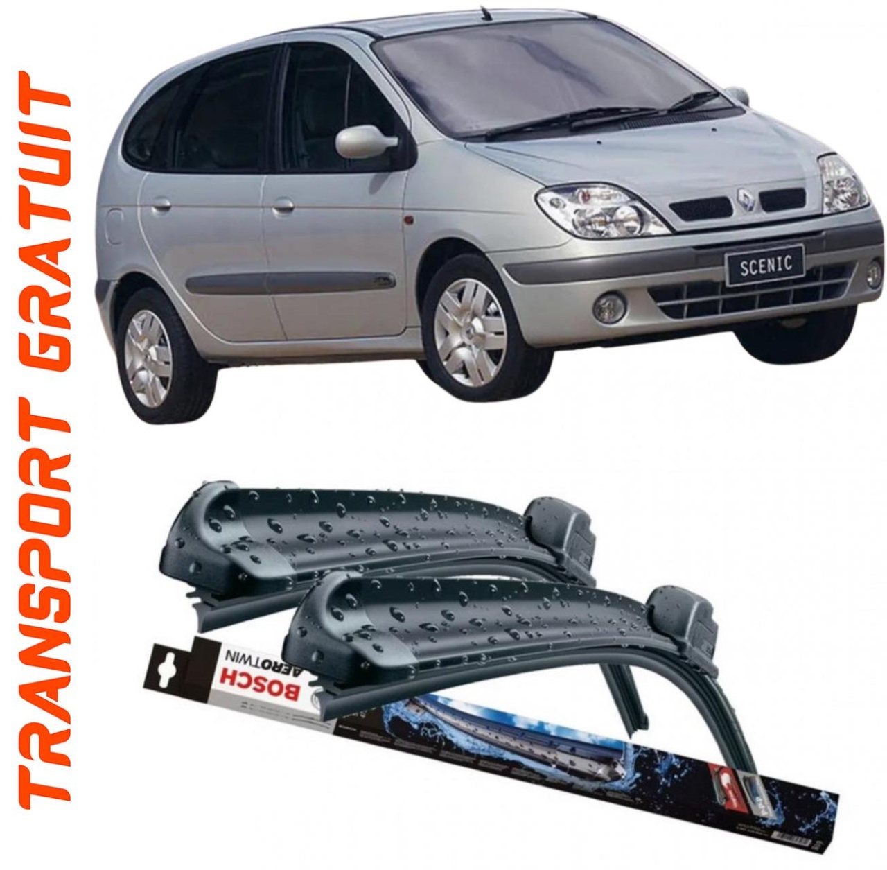 Stergatoare auto dedicat cu masina Renault Scenic