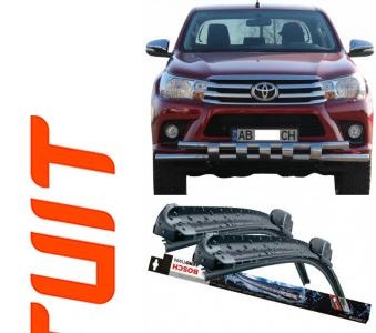 Stergatoare auto dedicat cu masina Toyota Hilux