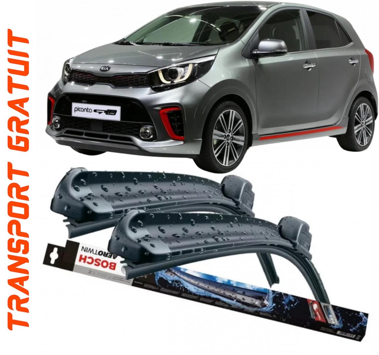 Stergatoare auto dedicat cu masina Kia Picanto