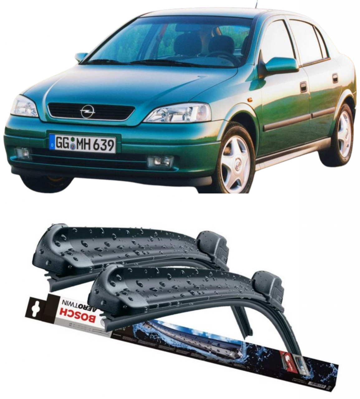Stergatoare auto dedicat cu masina Opel Astra