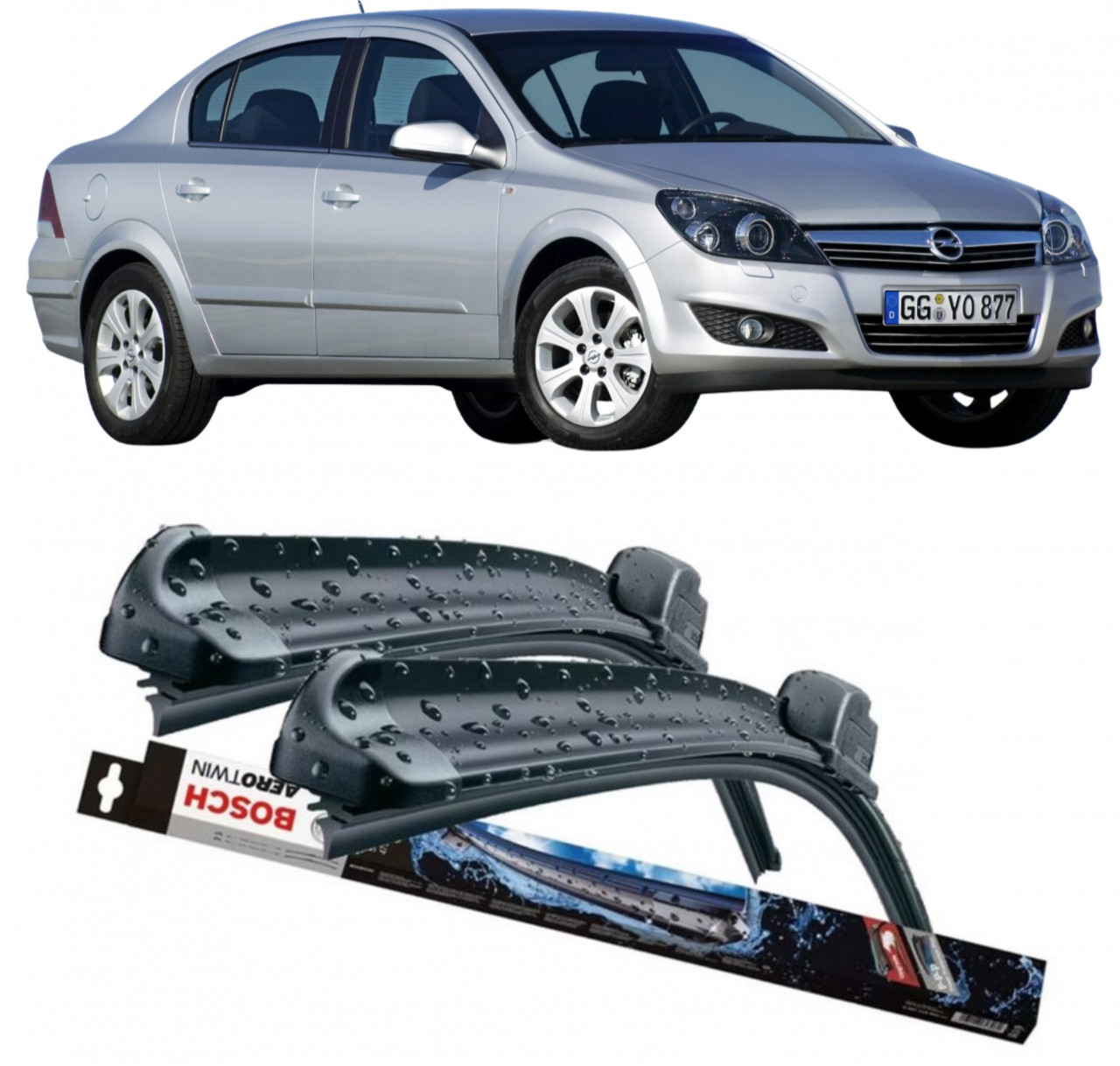 Stergatoare auto dedicat cu masina Opel Astra