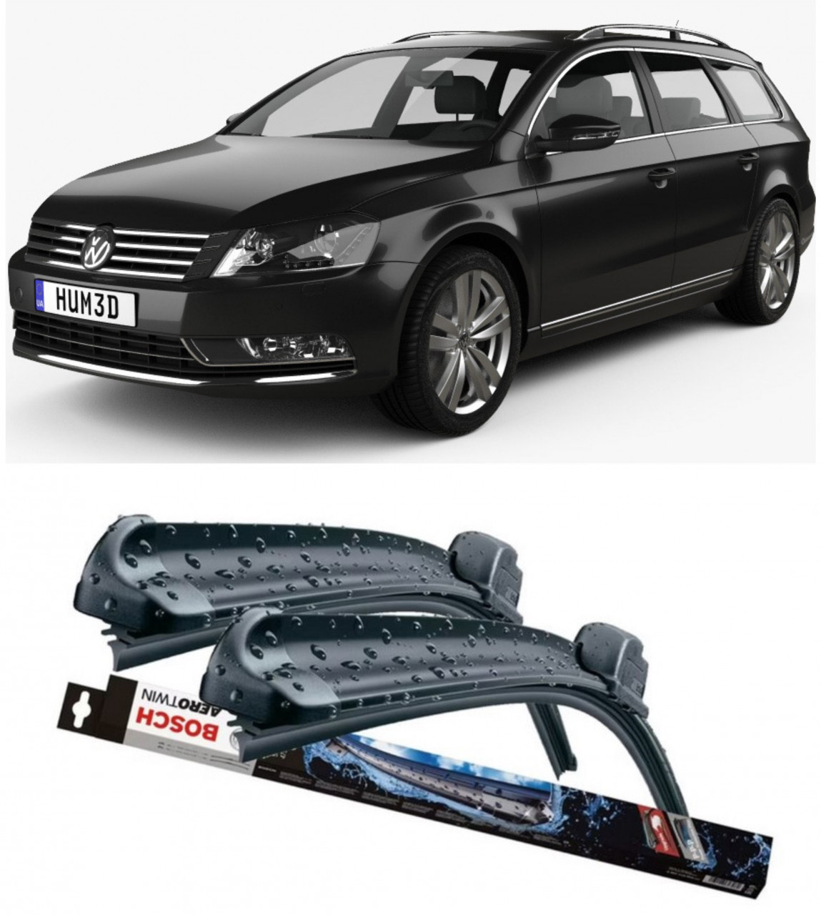 Stergatoare auto dedicat cu masina VOLKSWAGEN Passat