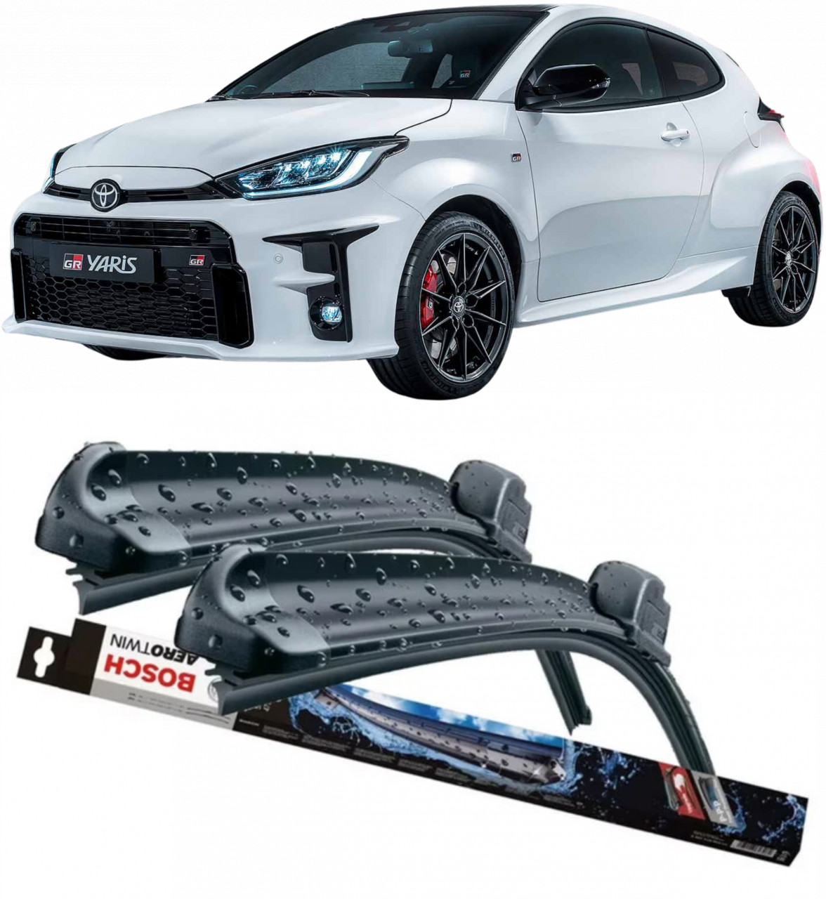 Stergatoare auto dedicat cu masina Toyota Yaris