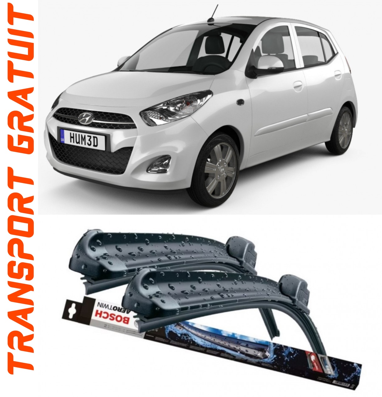 Stergatoare auto dedicat cu masina Hyundai I10