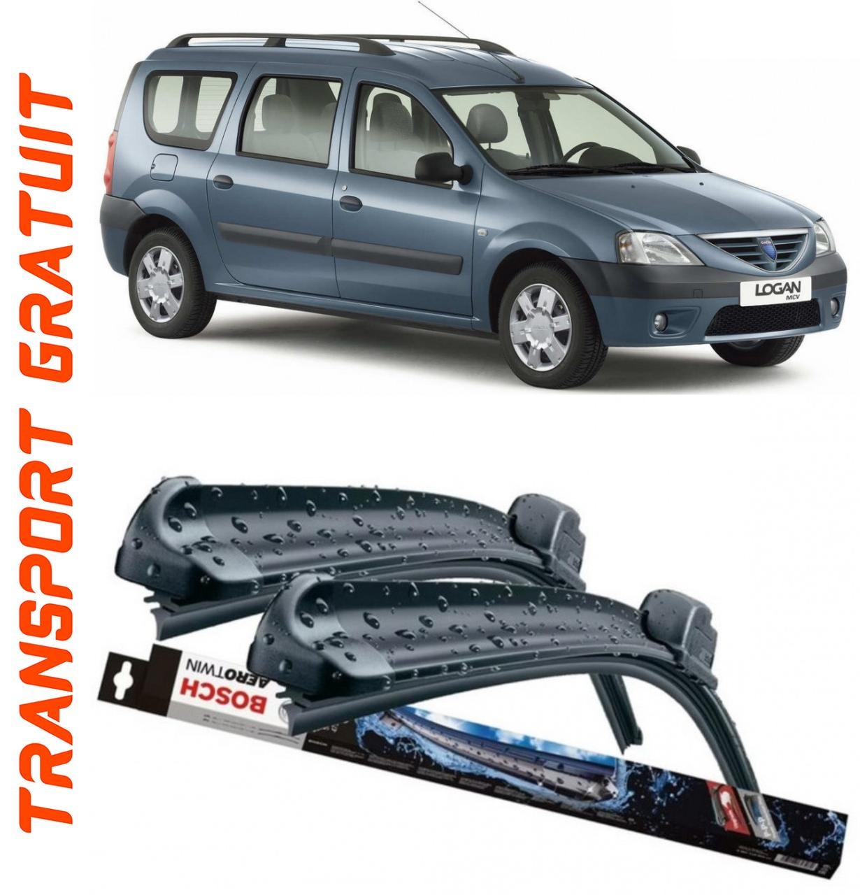 Stergatoare auto dedicat cu masina Dacia Logan