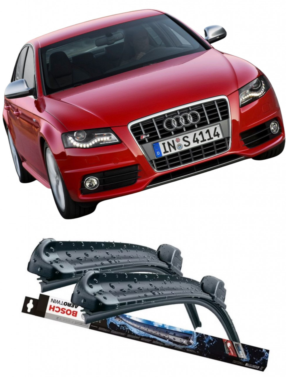 Stergatoare auto dedicat cu masina AUDI S4